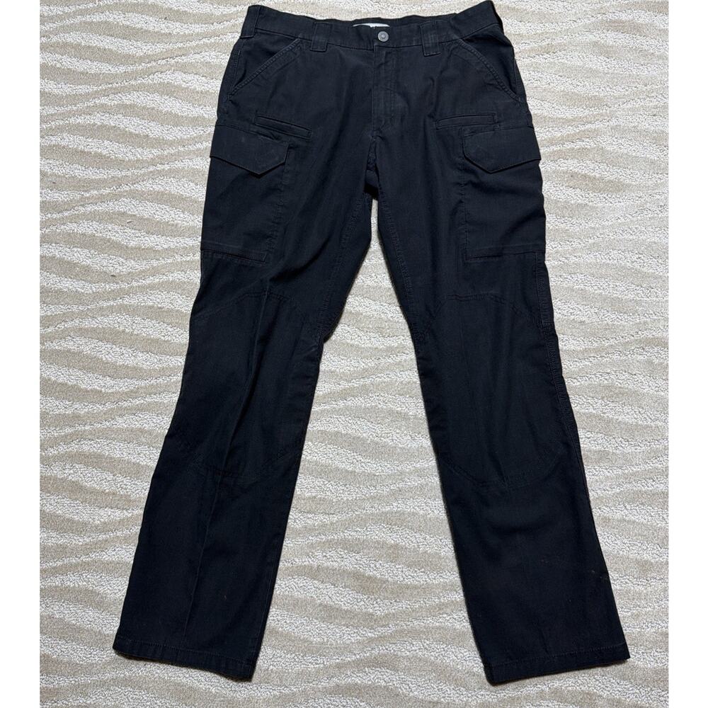 First Tactical V2 Pants Size 36x33 Black Ripstop Fabric Cargo Pockets Outdoors